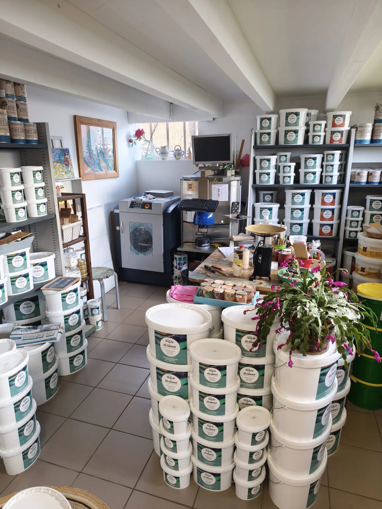 Application de peinture naturelle